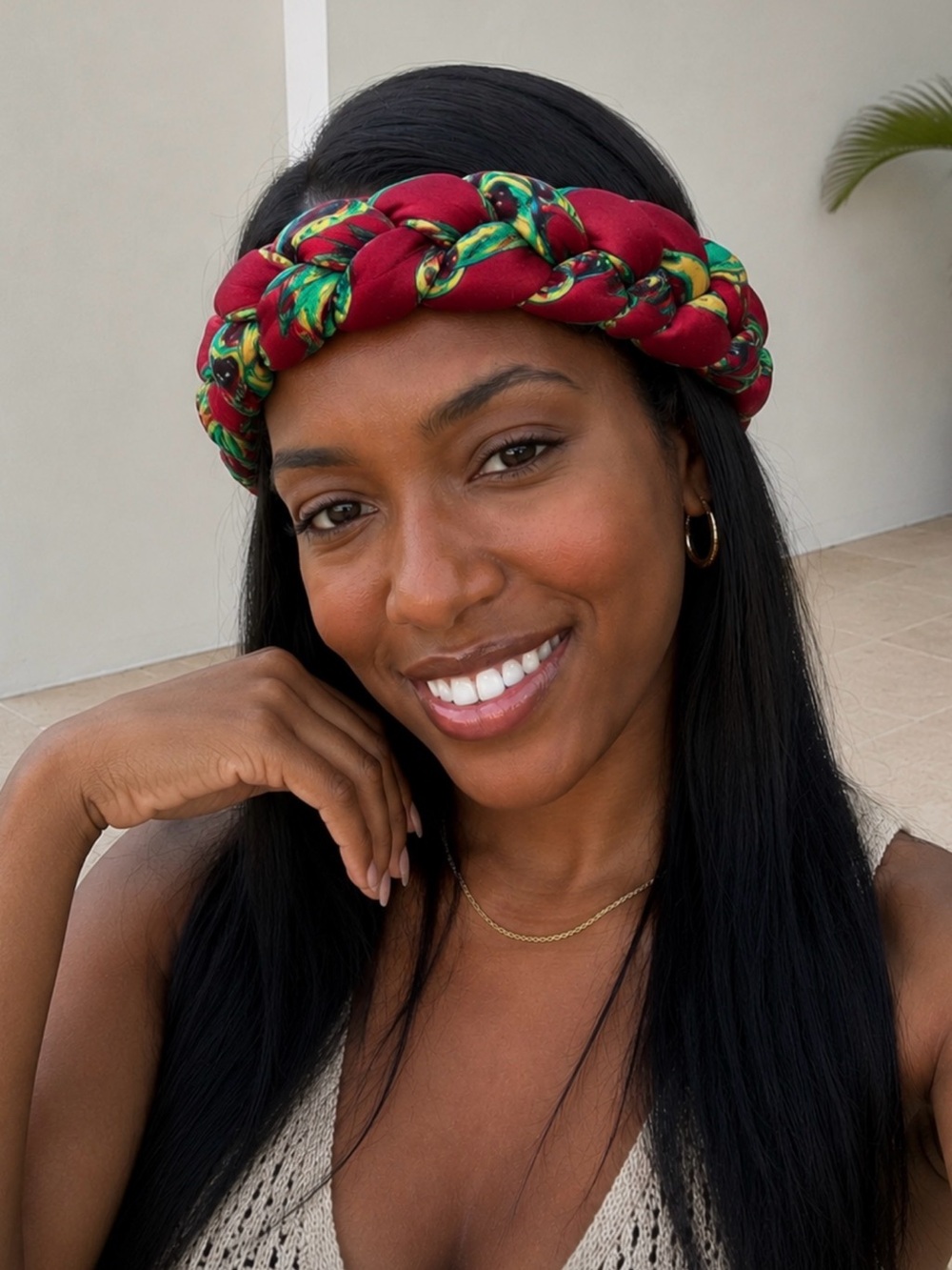 Braided Satin headband